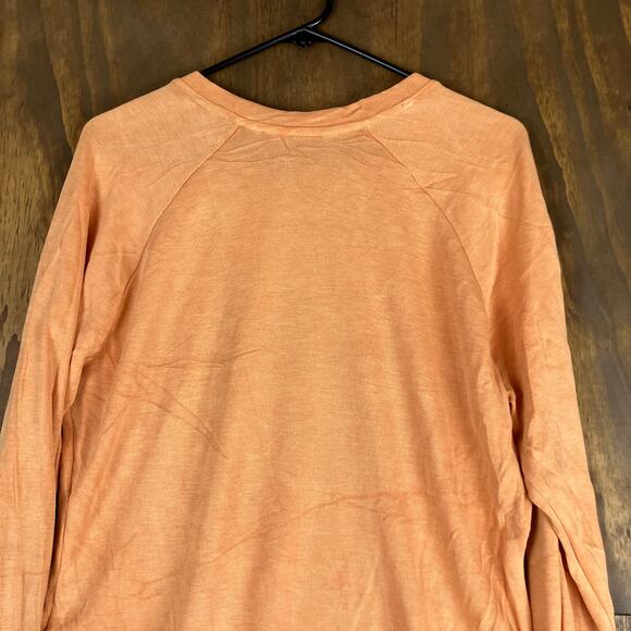 Athleta Womens Sweater Orange Coaster Luxe Recover Modal Blend Small - Picture 11 of 12